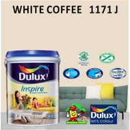 1171J WHITE COFFEE ( 5L ) DULUX INSPIRE INTERIOR SMOOTH SHEEN PAINT