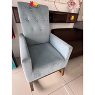 𝙏𝙀𝙍𝙈𝙐𝙍𝘼𝙃 Sofa Goyang 1 Seater Kaki Kayu Sofa Baldu