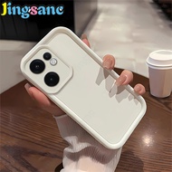 Jingsanc màu trơn Ốp lưng silicon cho OPPO RENO 13F/OPPO RENO 13F 5G/Oppo RENO 13F 4G Vỏ điện thoại