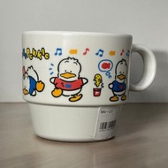 1990 Vintage Sanrio Ahiru no Pekkle  日本 絕版 三麗鷗 Ap鴨 大pat鴨 水杯 膠杯 兒童水杯