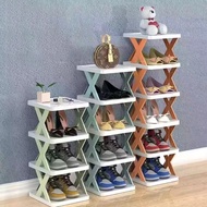 Minimalist Shelf PP Plastic Material Product Size 24cmx26cmx56cm / Minimalist Plastic Shoe Rack 5 La