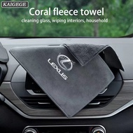 Lexus Car Towel for Car Wash Car Cleaning Drying Cloth Microfiber Towel for RX270 RX300 ES240 ES350h IS250 IS300 IS350 RX350