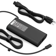 Pengganti untuk Pengecas Laptop Dell 130W USB C yang Serasi dengan Dell XPS 15 17 2in1 9510 9500 Lat
