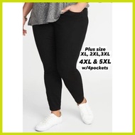 ☎ ♕ ✤ ✬ Honey.Dress---PLUS SIZE High Waist Modal Cotton LEGGINGS with 2pockets (LEGGINGS NA MAKAPAL