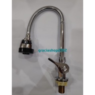 1 SET Table Sink Faucet Swan Faucet Dishwashing Flexible Sink Faucet 2 Modes