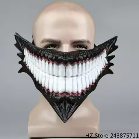 Takakura Ken Cosplay Mask DAN DA DAN Okarun Ken Takakura Face Mask Role Play Halloween for Adult Sca