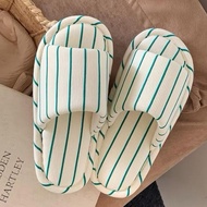 JOEY - Striped Slippers Warm Bedroom Slippers