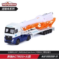 Majorette meijie bánh xe Xe mô hình mô phỏng bằng hợp kim Xe hơi mô hình mann-benz Volvo xe moóc the