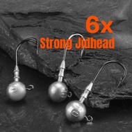 5PCS Mata Kail Jighead 6X Strong SP Jig Head 3.5g / 4.5g / 7g /10g Soft Plastic Lures Zman soft plas