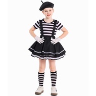 Day Silent Drama Actor Joker Silent Drama Costume Halloween Funny Drama Girls European American Game