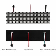 MXBEAUTY WS2812B LED Panel, RGB Full Color Flexible Flexible LED Matrix, Pixel Strip DC5V 8x8 16x16 