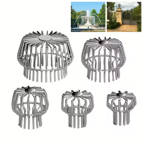 Gutter Guard Strainer 304 Stainless Steel Roof Drain Net Roof Drain Pipe Leaf Catcher Gutter Protect