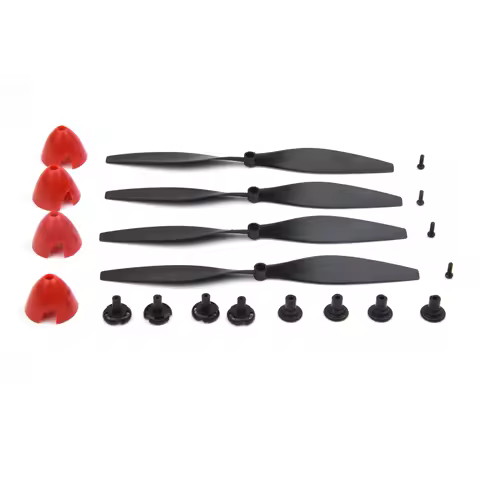 2/4PCs 130mmX70mm Propeller And Propeller Saver Shaft Adapter For VOLANTEXRC 761-5 P51D P-51D P5 Air