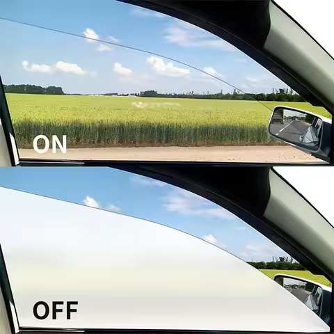 Automotive Intelligent Car Window High Transparency Liquid Crystal PDLC Smart Dimming Film Switchabl