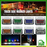 TRUCK LED SIDE MARKER 24V KELIP SIGNAL DESIGN VIRAL LAMPU SISI AKSESORI LORI