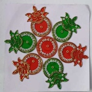 GEOMANTIC MARKET Rangoli Acrylic Kolam Deepavali  Diwali  Decoration