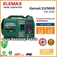 Genset Generator Set Portable Elemax Shx 2000 1900 Watt Honda