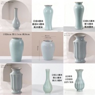 Song Style Aesthetics Chinese Style Antique Style Vase Classical Ru Kiln Hydroponics Song Yun Living