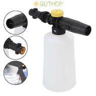 GUTHOP Snow Foam Lance, Handheld 750ML Car Soap Foam Generator, Portable Adjustable Sprayer Nozzle H