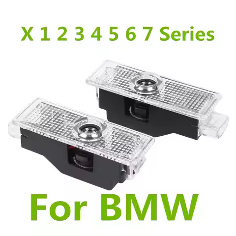 2PCS For BMW G30 G31 G38 E63 E64 F06 F12 F13 G32 F01 F02 F03 LED Car Interior Door Light Bulbs Decor