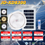 JD โคมไฟเพดาน ไฟเพดานปรับได้3สี โคมไฟผนัง โซล่าเซลล์ JD-XD 100w 200w 300w 650w 10000w ใหม่ Solar ce