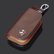 Mercedes-Benz Genuine Leather Key Case Unisex C200LC glc260 glk300 gla200 Car Key Cover Buckle