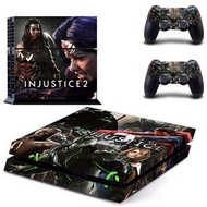 全新 Injustice 2 PS4 Playstation 4保護貼 有趣貼紙 包主機底面+2個手掣) GYTM0972