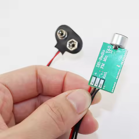 FM-M01 Mini FM Transmitter Audio Listener Wireless Mic Audio Device Small FM Broadcast Transmitter R