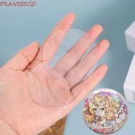 FRANCESCO 5Pcs Badge Display Sleeve, Anime Badge Protector Ita Bag Pin Case, Badge Display Bag Clear