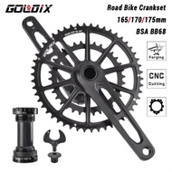 GOLDIX 50-34T/52-36T/53-39T 165/170/175mm Double Chainring 50-34T/52-36T/53-39T 165/170/175mm Length