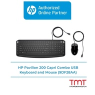 HP Pavilion 200 Capri Combo USB Keyboard and Mouse (9DF28AA) | 1 Year Warranty