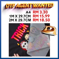 DTF Custom printing dtf film printing Iron On Heat Transfer Patch  head press film DTF Heatpress Fil