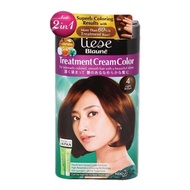 Liese Blaune Treatment Cream Hair Color KT4- Light Brown