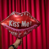 Lip foil balloon Kiss me balloon/ Kiss me lip balloon/ lip balloon/