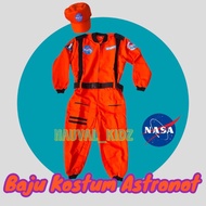 Children's Astronaut Carnival Costume, Children's Orange Astronaut Outfit