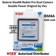 Baterai Vizz Double Power XiaoMi Redmi Pro Dual Camera BM4A Batre Batrai Battery HP Handphone BM 4A