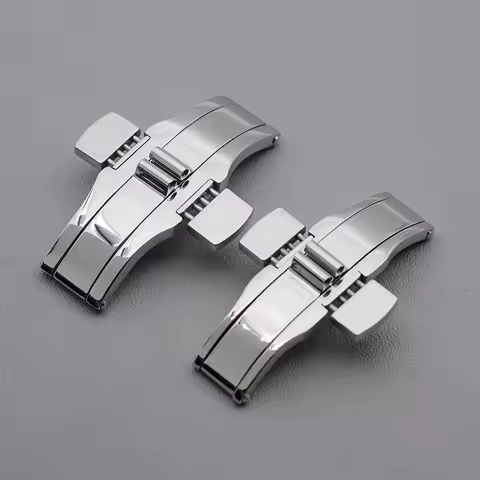 T1853 Stainless Steel Buckle for T1853, T035617, T035439 Watches Double-Pressure Strap Buckle Solid 