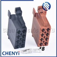 8 Pin Car radio multimedia CD player plug Connector 357035447A 357035447 963121-1 963120-1 828649-1 