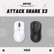 Attack Shark X3 Lightweight Programmable 8KHz Polling Rate Wireless Gaming Mouse PAW3950