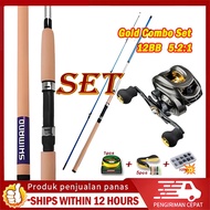 Fishing Rod Set Combo Reel Set Casting Reel Fishing Combo Set Fishing Rod Reel Set Full Set