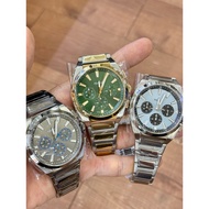 FOSSIL FS6105/FS6106/FS6107 Everett Chronograph Stainless Steel Watch Men's Watch (OFFICIAL FOSSIL W