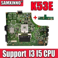 SAMXINNO NEW K53SD REV2.3 Laptop motherboard for ASUS K53E K53 A53E A53S X53S X53E P53 original mainboard Support I3 I5 CPU GMA