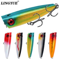 【Letupan Air】Popper Apung Umpan Tiruan Topwater Lemparan Jauh Realistik Sebarau Haruan Pancing Air T