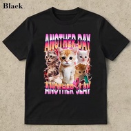 Another Day Another Slay Cats Print Summer Short Sleeve T Shirt