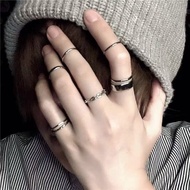 Ring Set 7 Pcs Silver Gold Rings 7 pcs