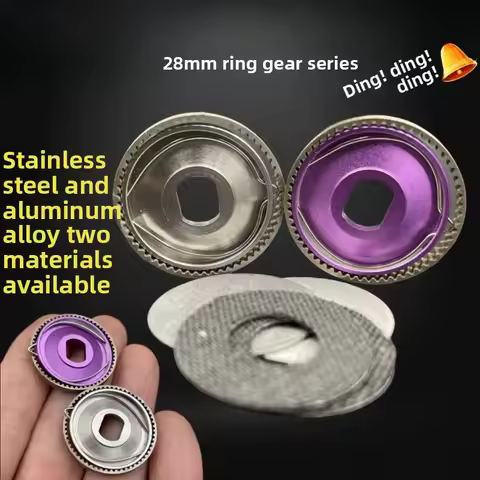 5th Gen Fishing Reel Drag Clicker Kit28mm Right Hand-Stainless Steel/Aluminum Alloy Clicker Sound Ac