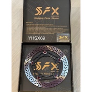 SFX DISC PLATE FRONT & REAR XMAX 298MM / 245MM
