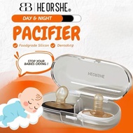 He Or She Day & Night Pacifier NewBorn Silicone Soother Pacifier Chain Puting Baby chain clip Cutie 