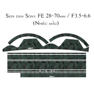 Sony FE 28-70mm f3.5-6.6 Lens Skin (Many models) | Decal Film 3M camera lens protection sticker 28-7