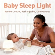 Night Light Sleep Lamp Baby Breastfeeding Light Table Bed Light Rechargeable Remote USB Sleep